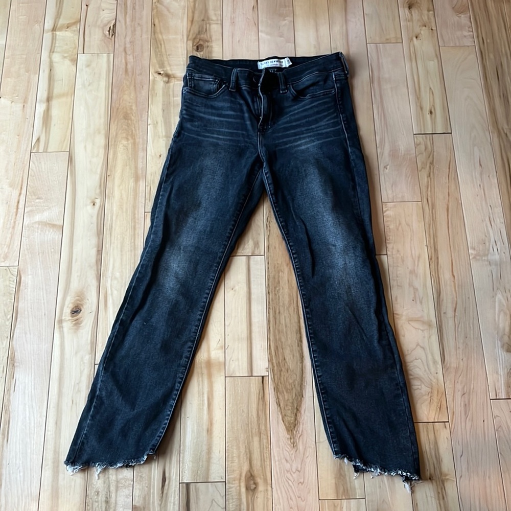 Lucky brand crop black jeans